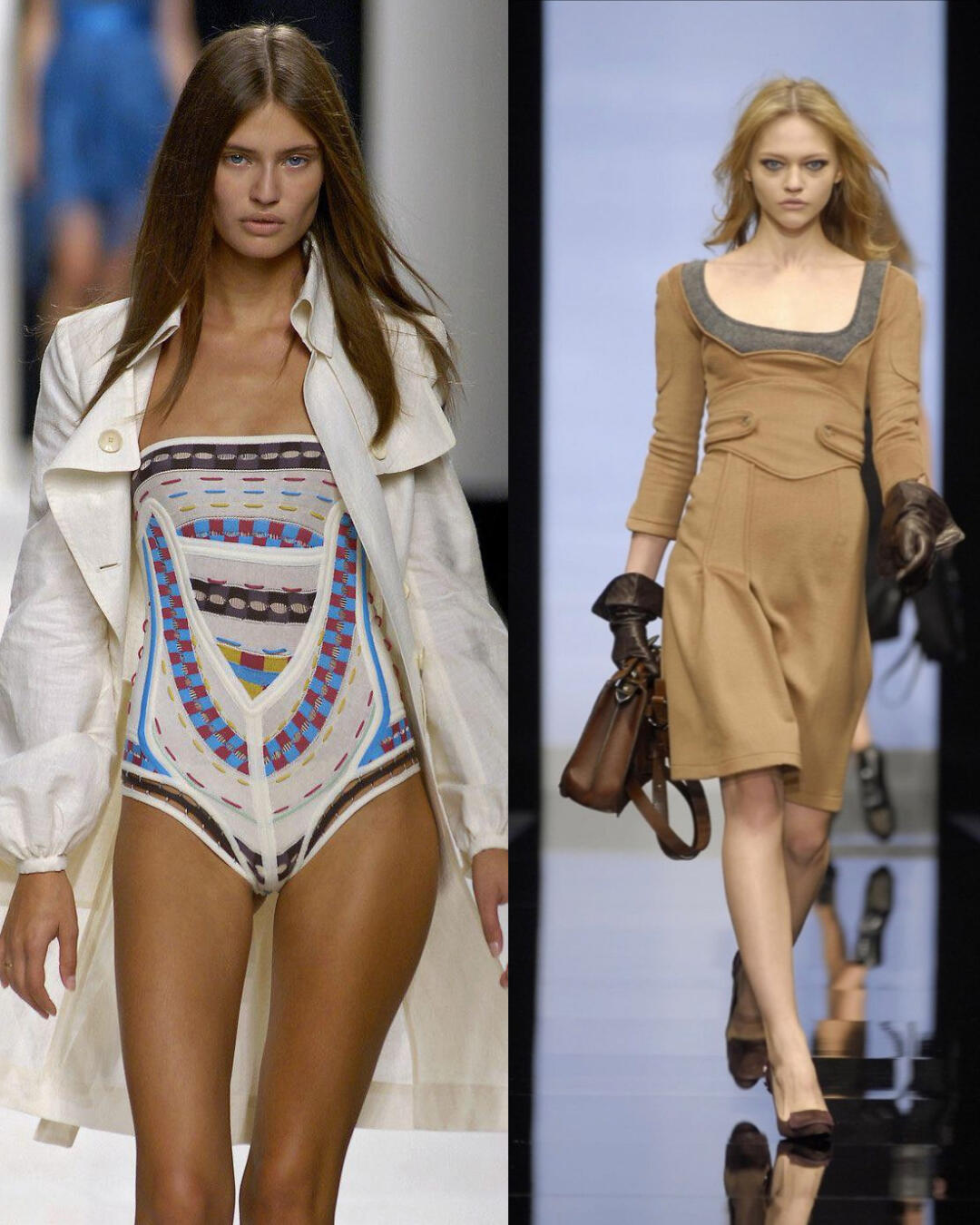 Milano fashion week soring/summer 2007 My first work with top model Bianca Balti